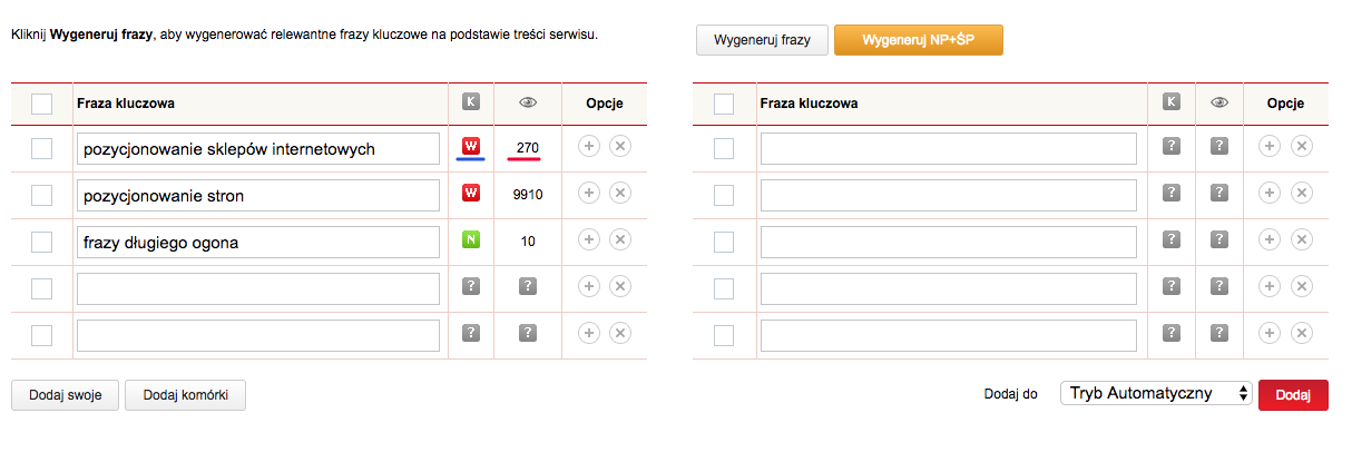 Jak sprawdzić Search Volume i konkurencyjność fraz kluczowych