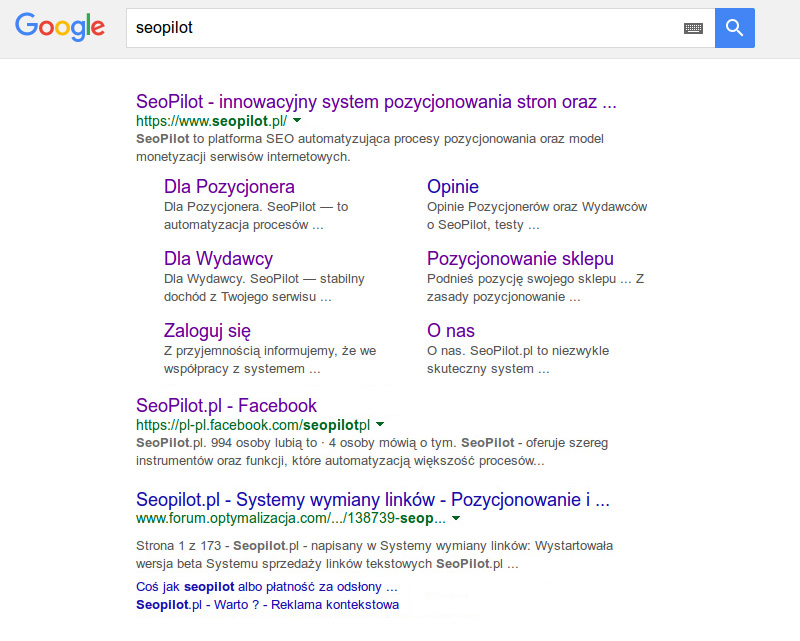 indeksowanie google z GWT